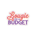 Bougie On A Budget Sticker