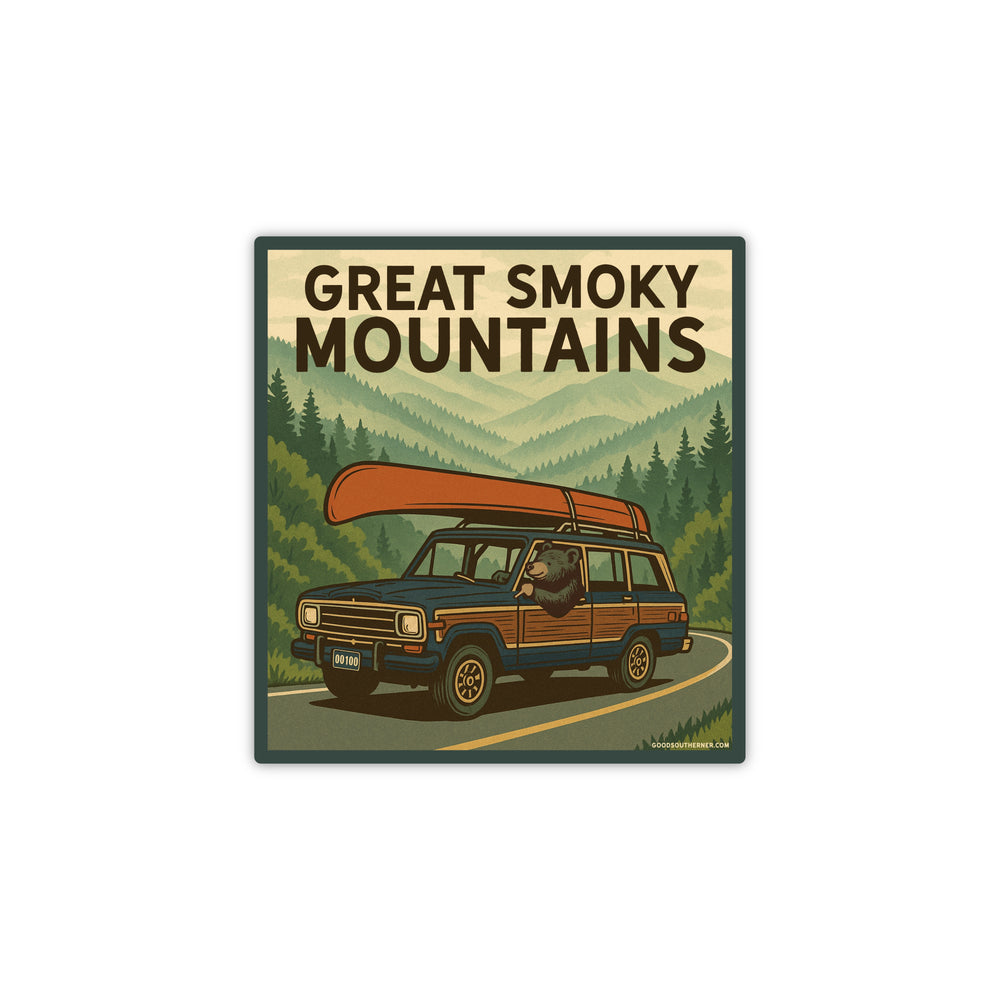 Smoky Mountain Wagoneer Sticker