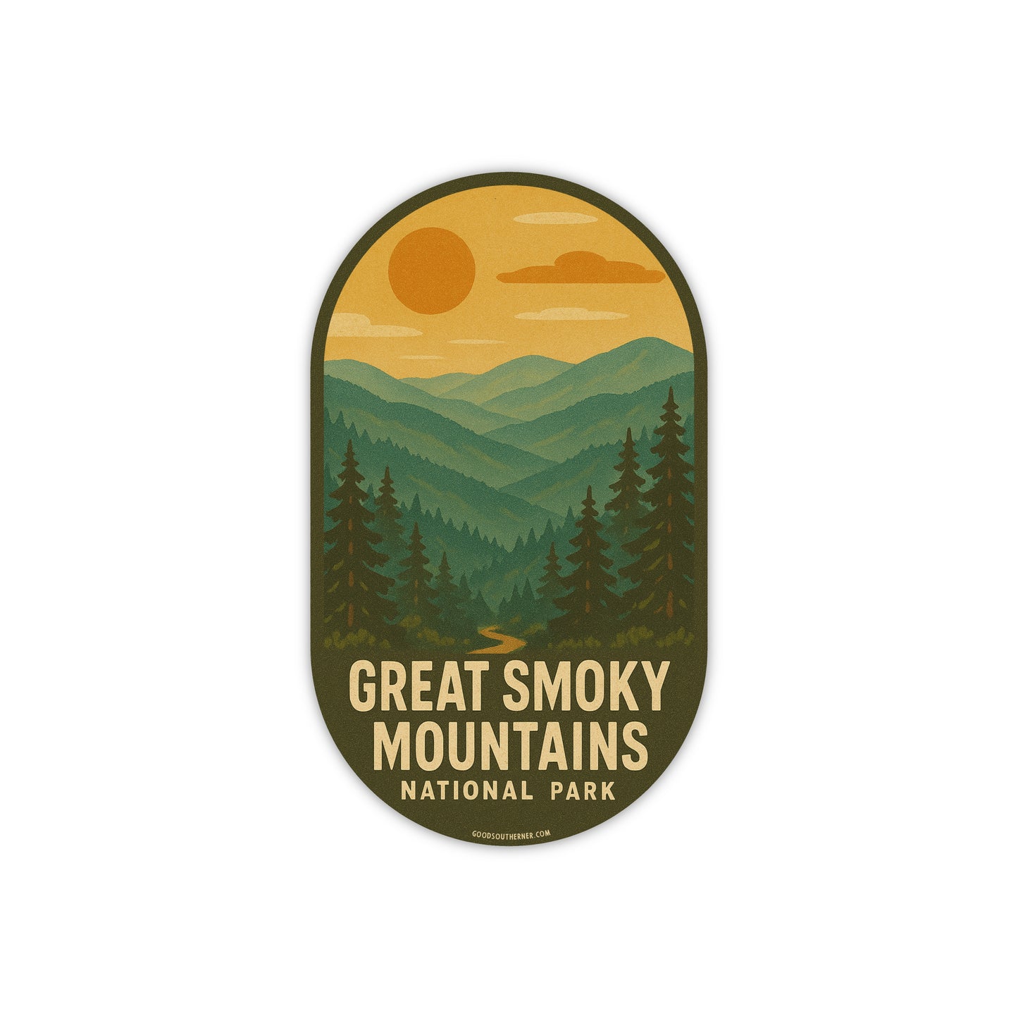 Great Smoky Mountains NP Sticker - Good Southerner