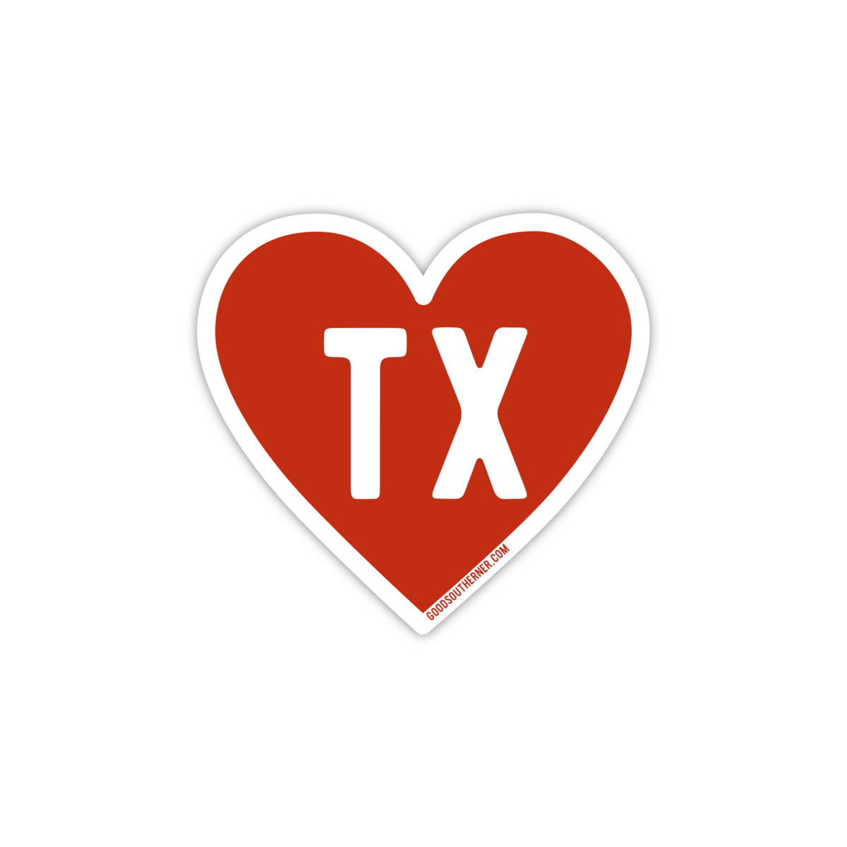 Love Texas Sticker - Good Southerner