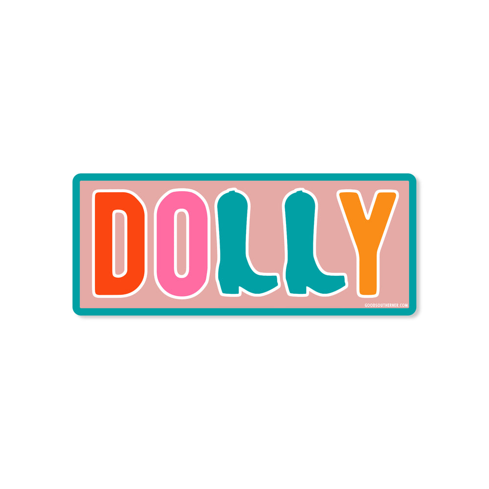 Dolly Boots Sticker