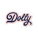 Dolly Script Sticker