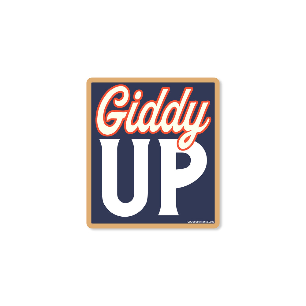 Giddy Up Sticker