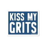 Kiss My Grits Sticker - Good Southerner