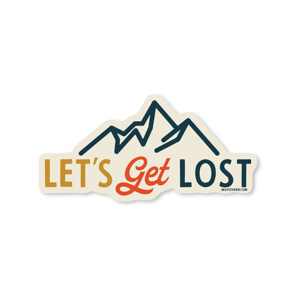 Let's Get Lost Sticker - Good Southerner